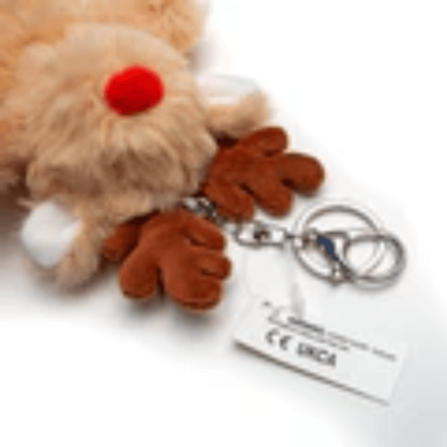 Reindeer Plush Keyring