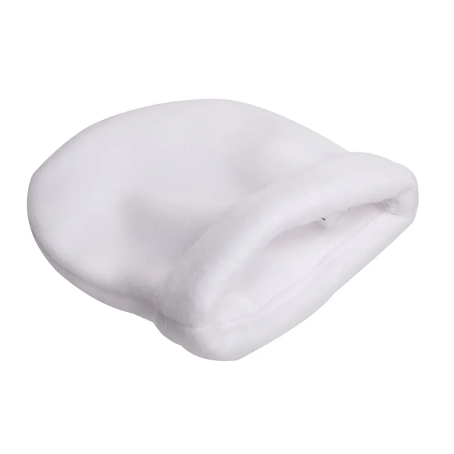 Baby Sublimation Fleece Beanie Cap (White)