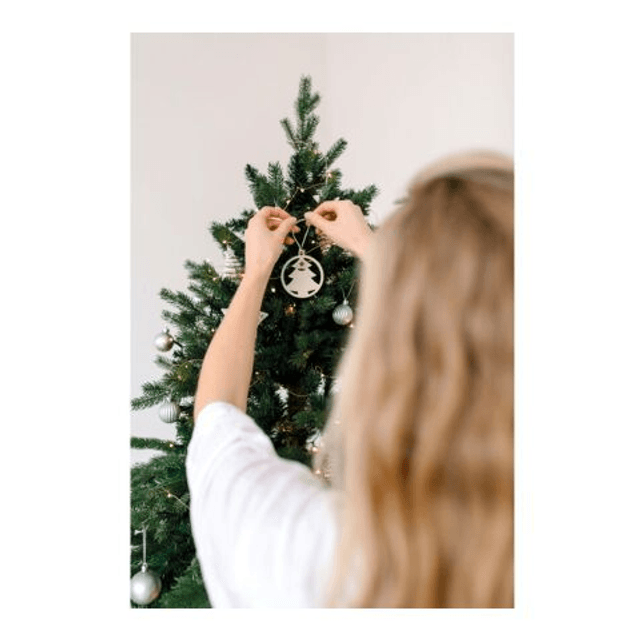 Wooden shape hanger