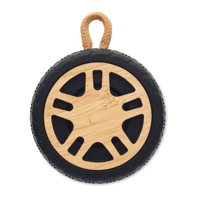 Wireless speaker tire shaped