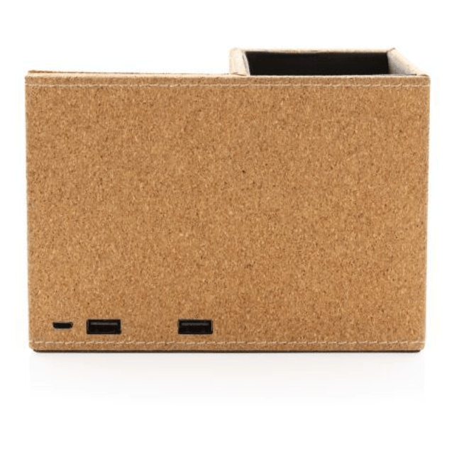 Cork pen holder and 5W wireless charger