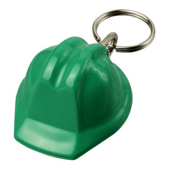 Kolt hard hat-shaped recycled keychain