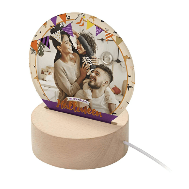 Acrylic Photo Frame with LED Lamp