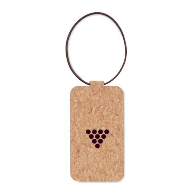 Cork luggage tag
