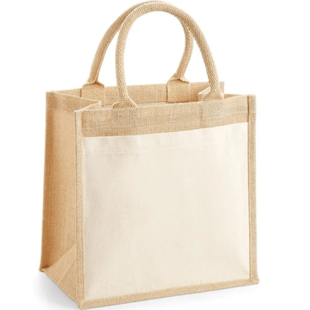 Jute Tote Bag with pocket