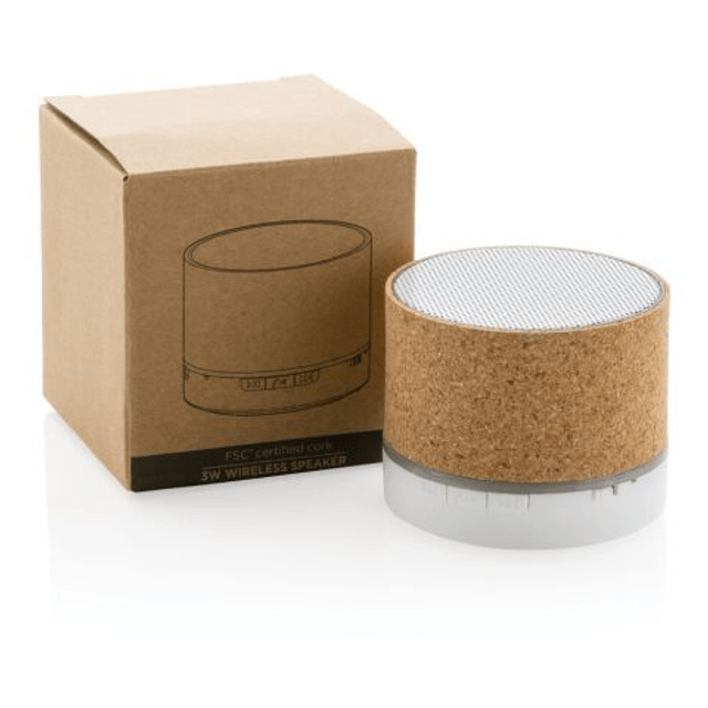 FSC® cork 3W wireless speaker