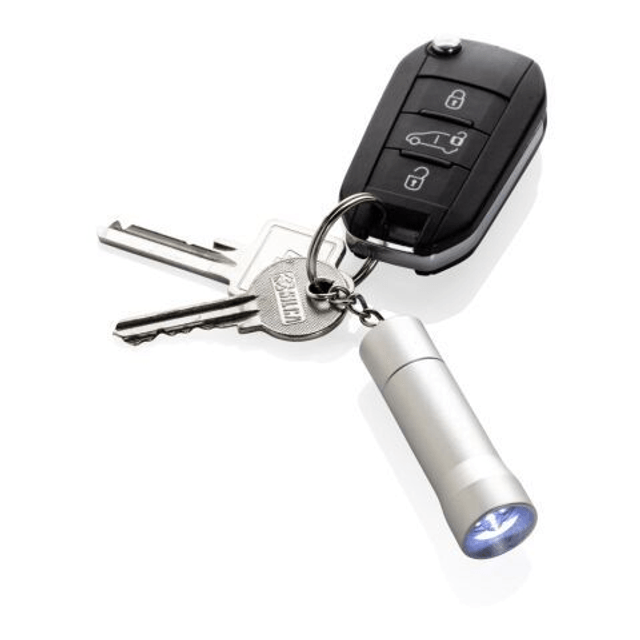 Flash RCS recycled aluminium keychain torch