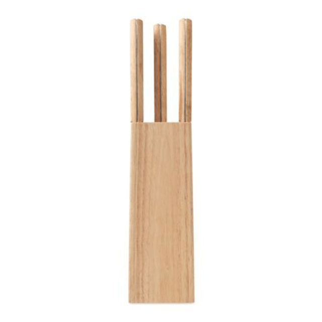 5 piece knife set in base