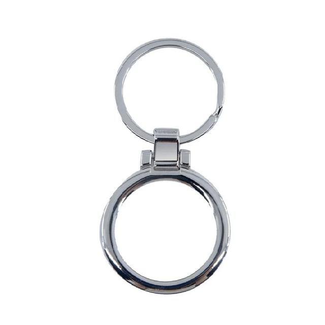 Round Metal Keyring with Magnetic closing