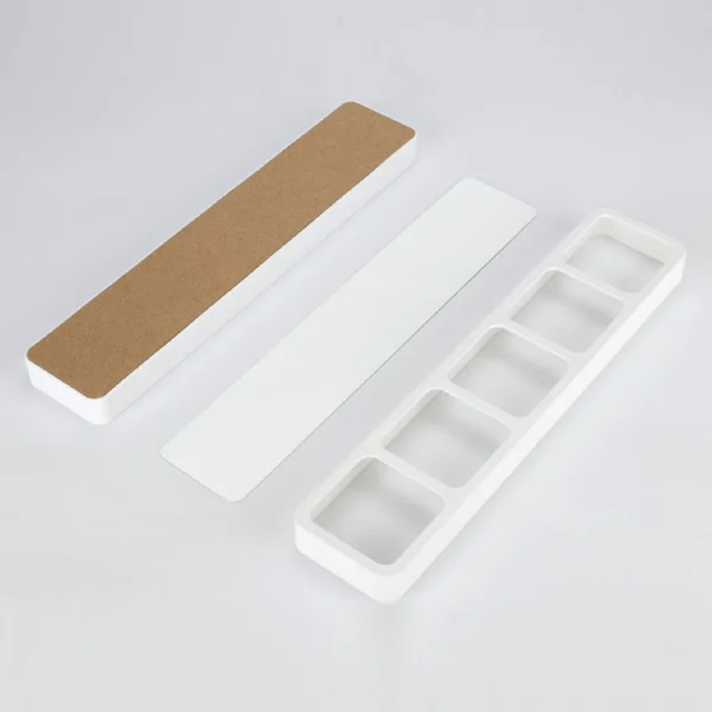Plastic Photo Block - White
