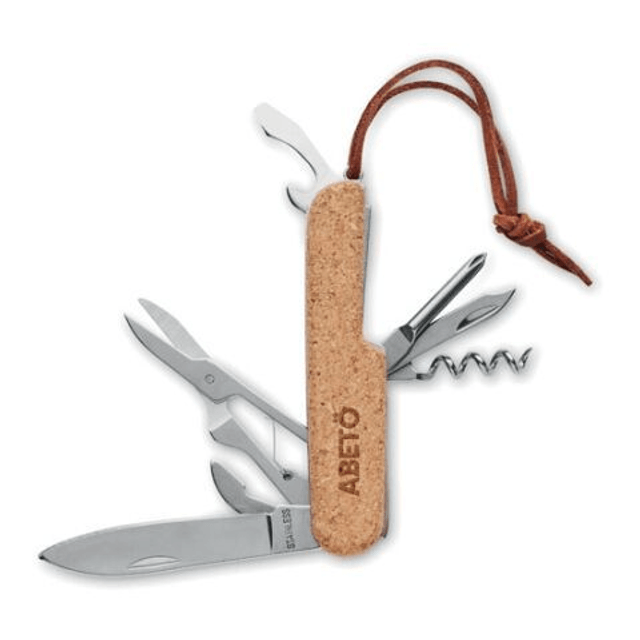 Cork pocket knife