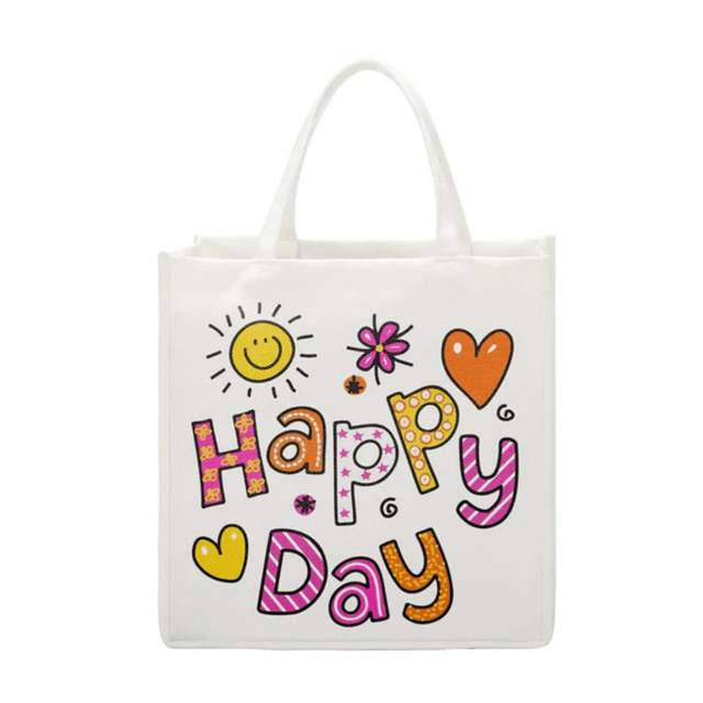 Linen tote bag