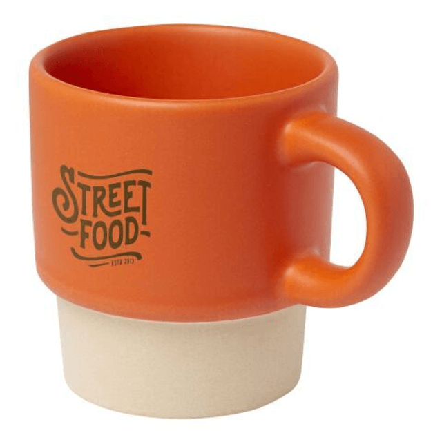 Olympia 130 ml stackable expresso cup with clay bottom
