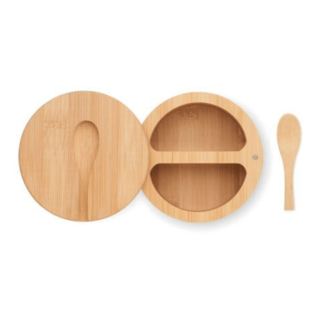 Salt and pepper bamboo box