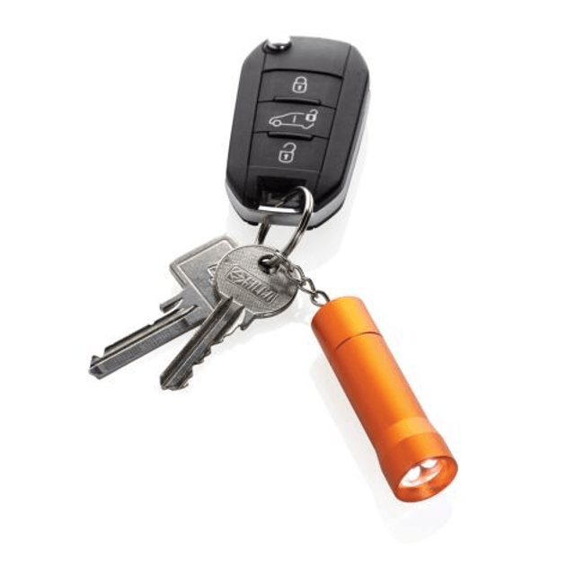 Flash RCS recycled aluminium keychain torch