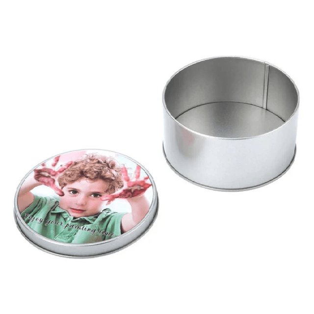 Round Metal Tin
