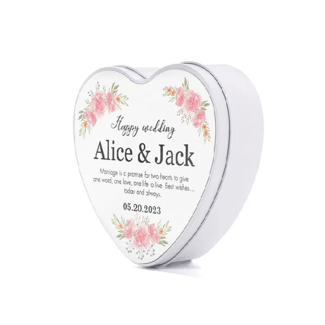 Love Heart Metal Tin