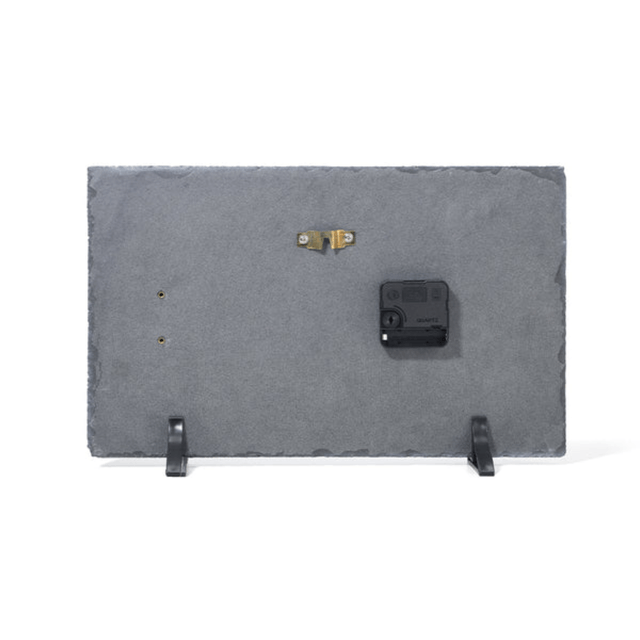 Photo Rock Slate Clock