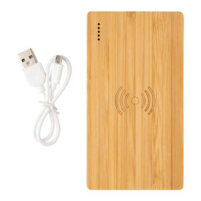 Bamboo 4.000 mAh wireless 5W Powerbank