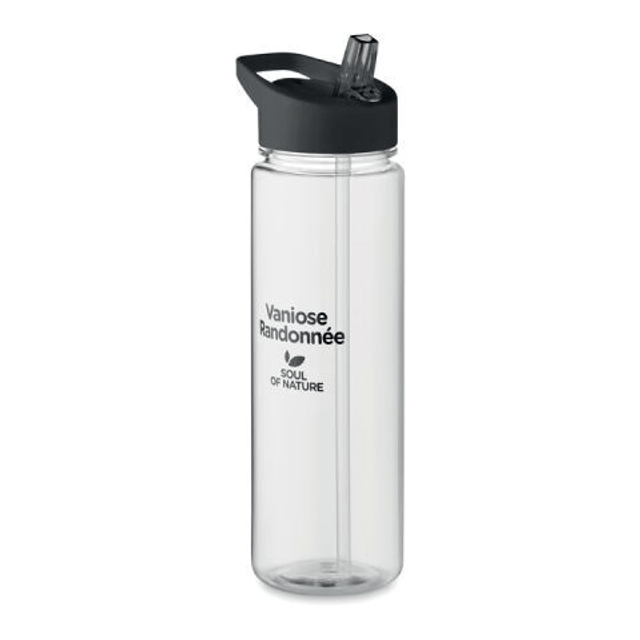 Sports RPET bottle with flip lid 650ml
