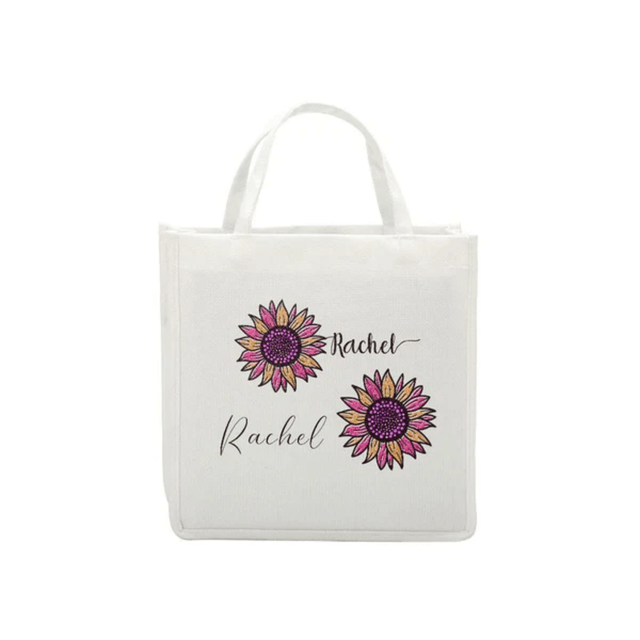 Linen tote bag