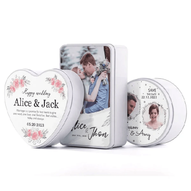 Round Metal Tin
