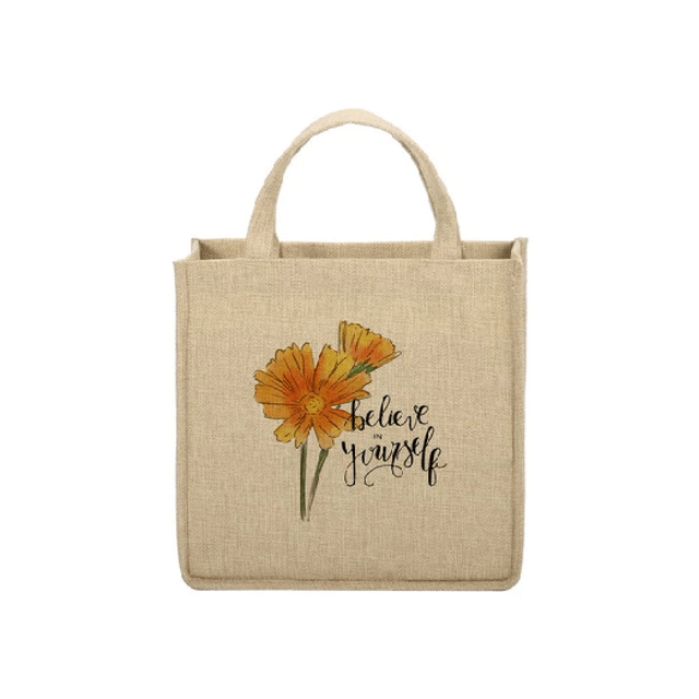 Burlap Tote Bag Natural