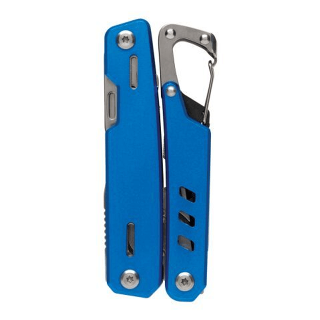 Solid multitool with carabiner