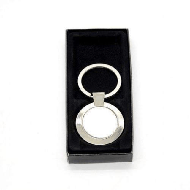 Round Metal Keyring