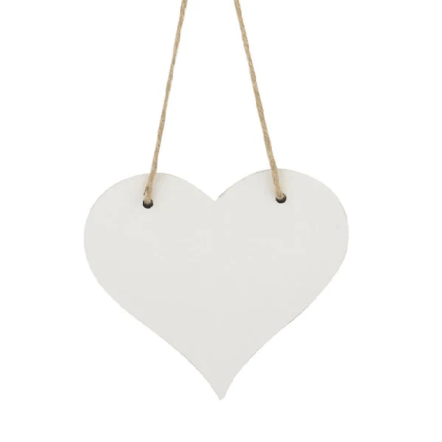 MDF Love Heart Plaque