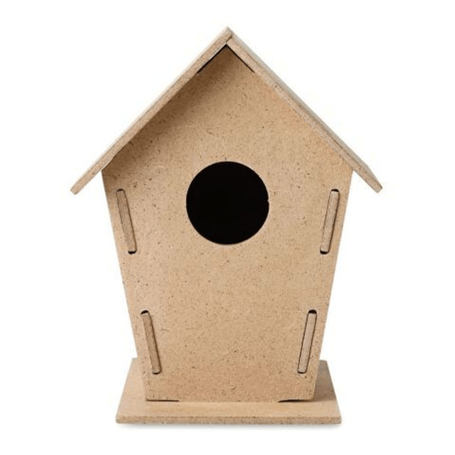 Wooden bird house