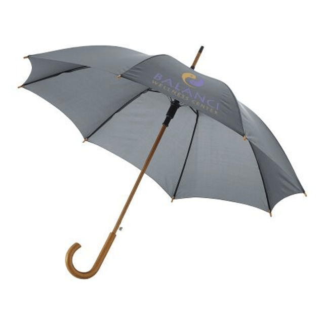 Kyle 23" auto open umbrella wooden shaft and handle