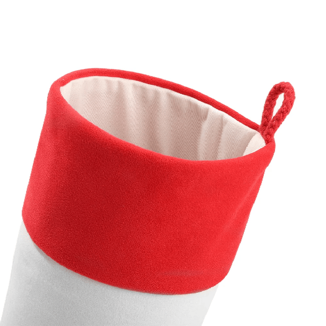 Charpie Red Christmas Stocking - 30 x 45 cm