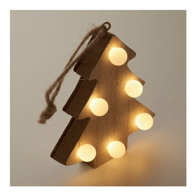 Wooden weed tree with lights