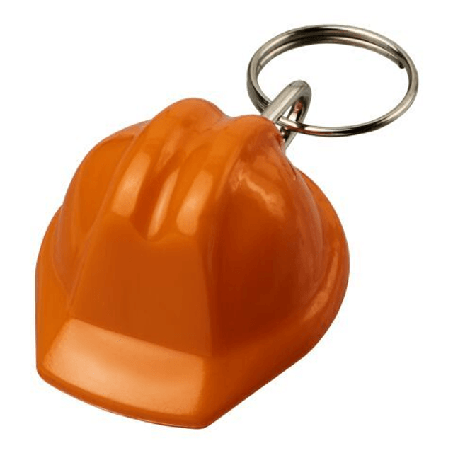 Kolt hard hat-shaped recycled keychain