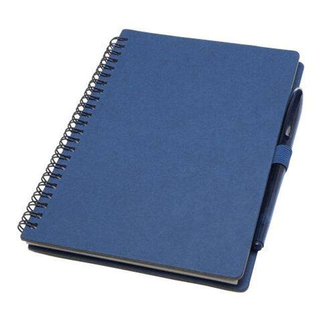 Slate reusable soft cover notebook and pen set (black ink)