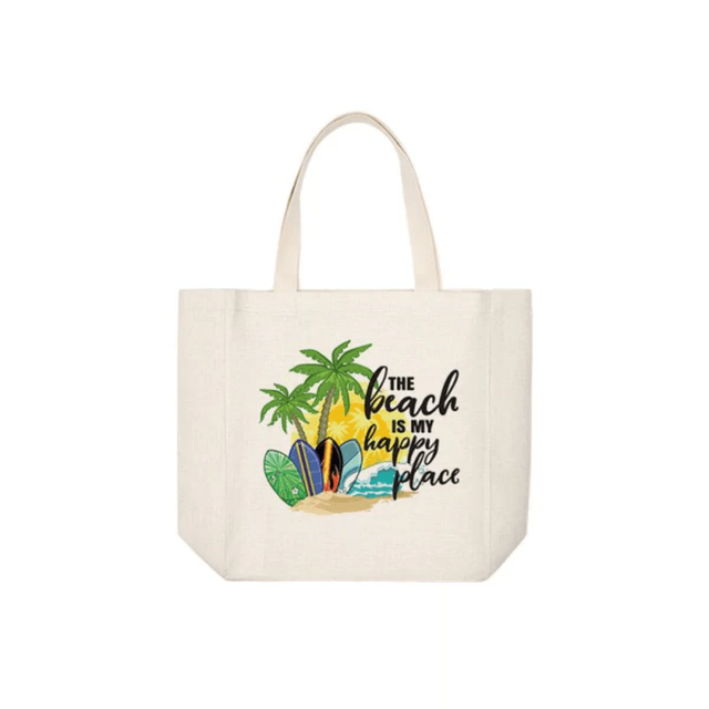 Linen tote bag