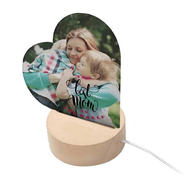Acrylic Photo Frame with LED Lamp