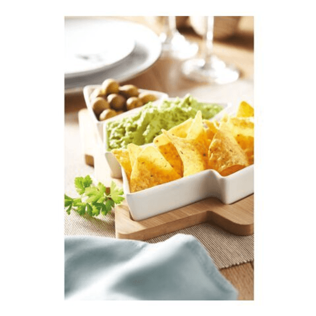 Christmas tree serving tray