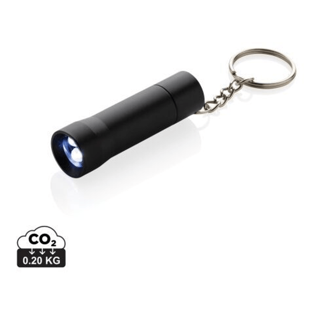 Flash RCS recycled aluminium keychain torch