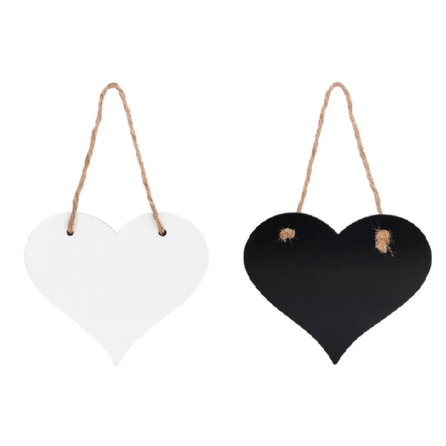 MDF Love Heart Plaque
