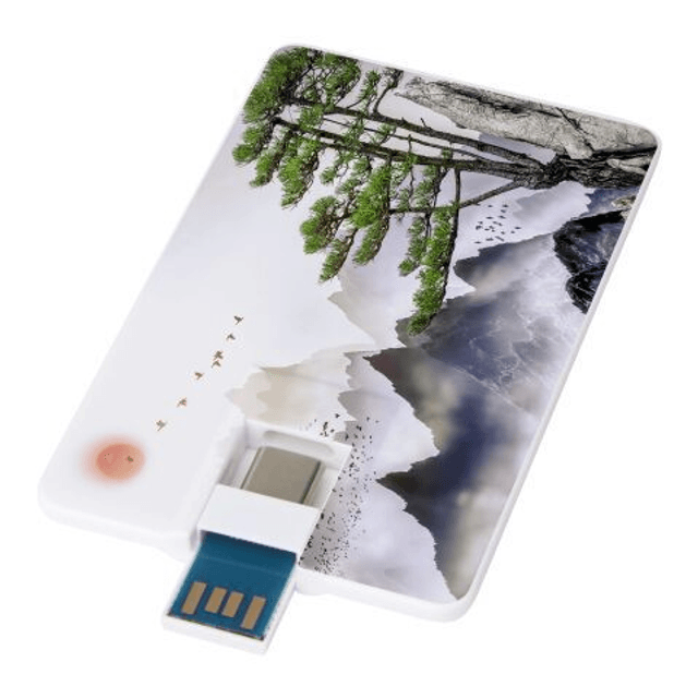 Duo slim 32GB USB drive with Type-C and USB-A 3.0