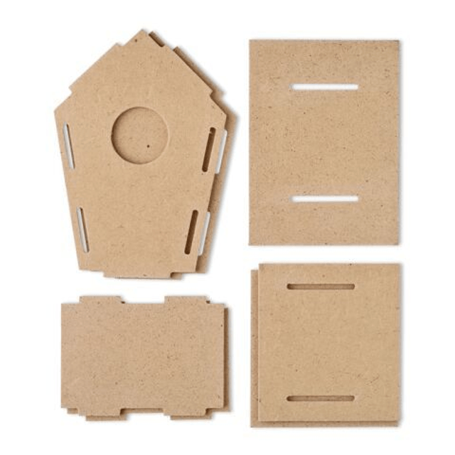 Wooden bird house