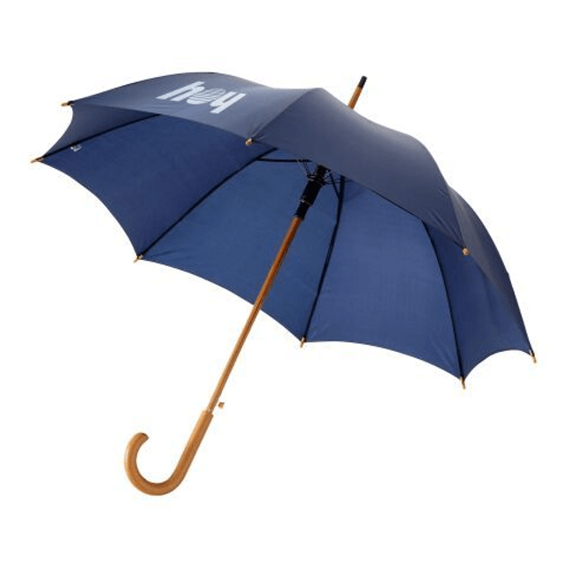 Kyle 23" auto open umbrella wooden shaft and handle