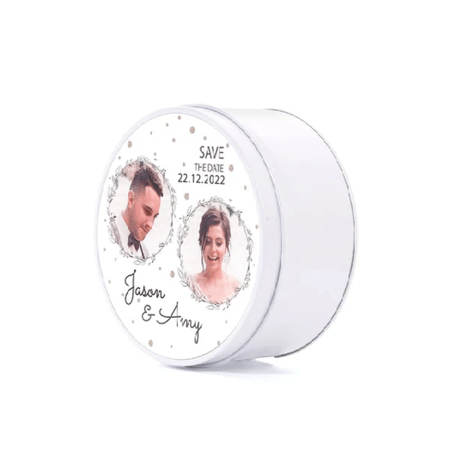 Round Metal Tin