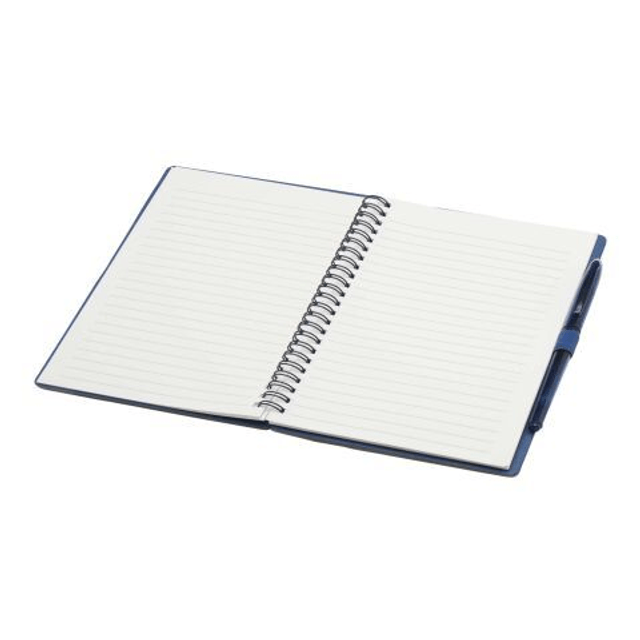 Slate reusable soft cover notebook and pen set (black ink)