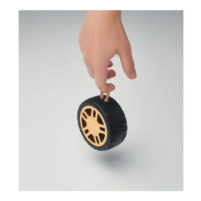 Wireless speaker tire shaped