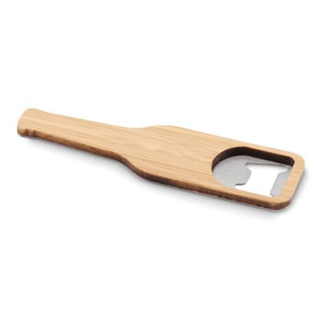 Bamboo bottle opener