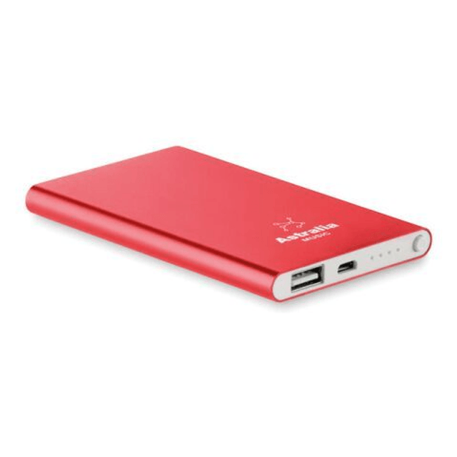 Flat power bank 4000 mAh