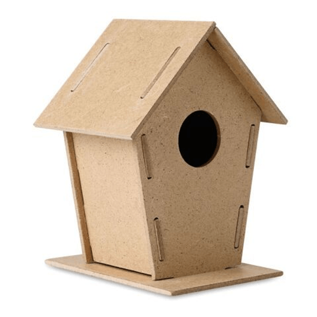 Wooden bird house